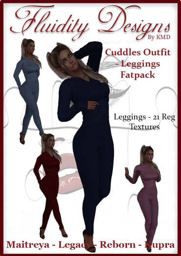 Fluidity Designs Cuddles Leggings FatPack