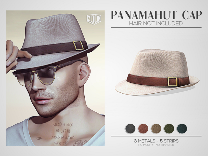 [Z O O M] Panamahut Cap