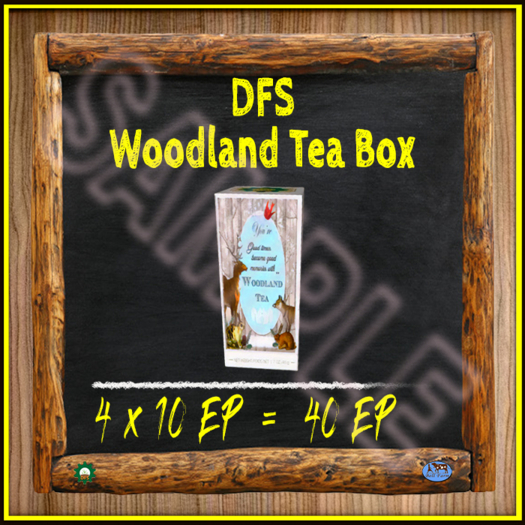 TEXTURE - DFS Woodland Tea Box (Full Perm)