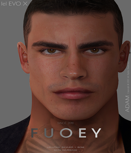 f u o e y . Adam Skin Pale