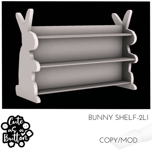 CuteAsAButton-Bunny Shelf