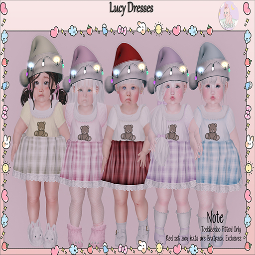 Uppies ~ Lucy Set ~ Bratpack