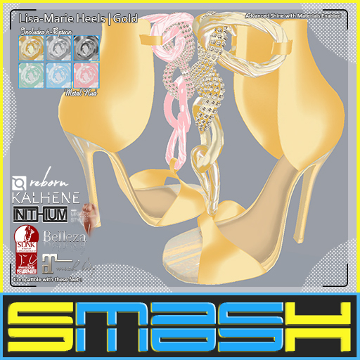 SMASH - Lisa-Marie Heels (Gold)