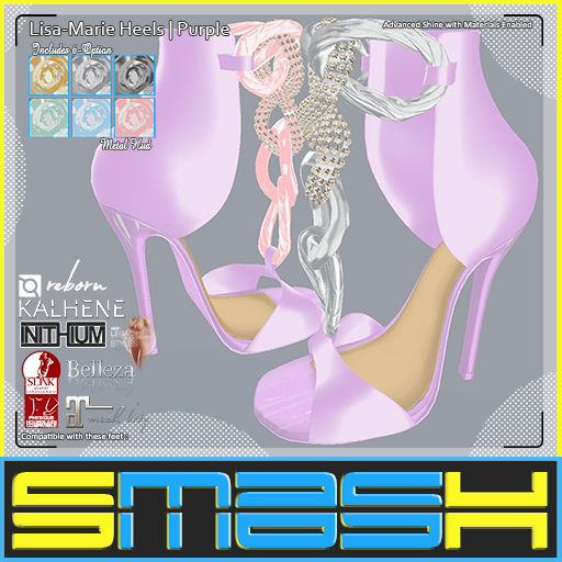 SMASH - Lisa-Marie Heels (Purple)