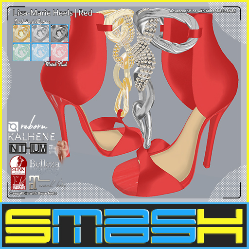 SMASH - Lisa-Marie Heels (Red)