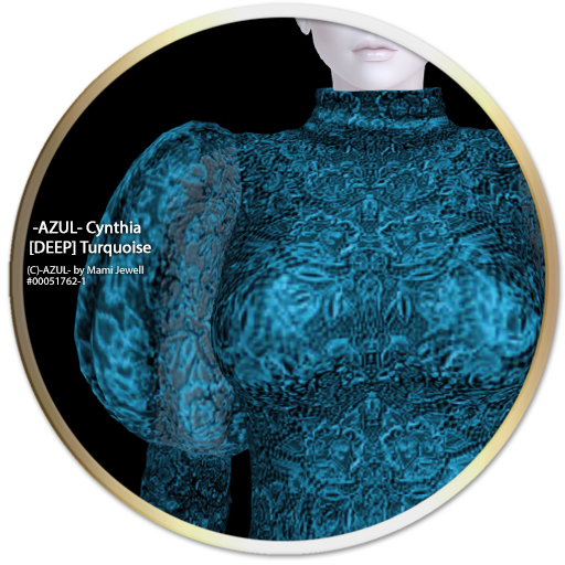 -AZUL- Cynthia [DEEP] Turquoise