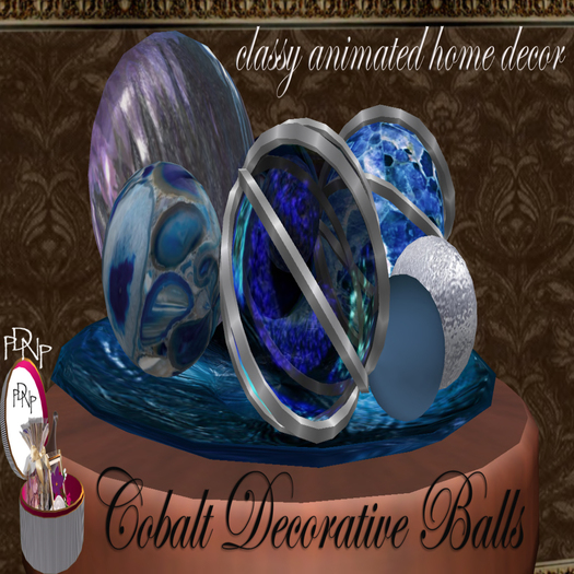 PDN: COBALT DECORATIVE BALLS