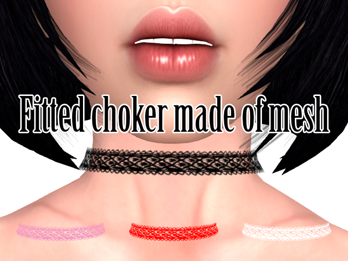 choker lace simple