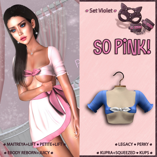 *So Pink!* - Set Violet top blue