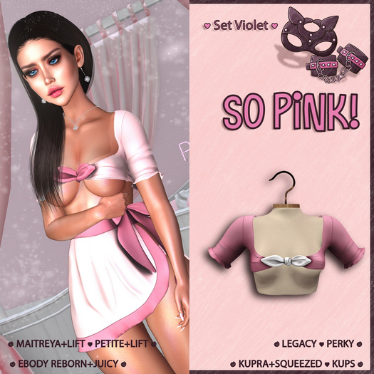 *So Pink!* - Set Violet top deeppink