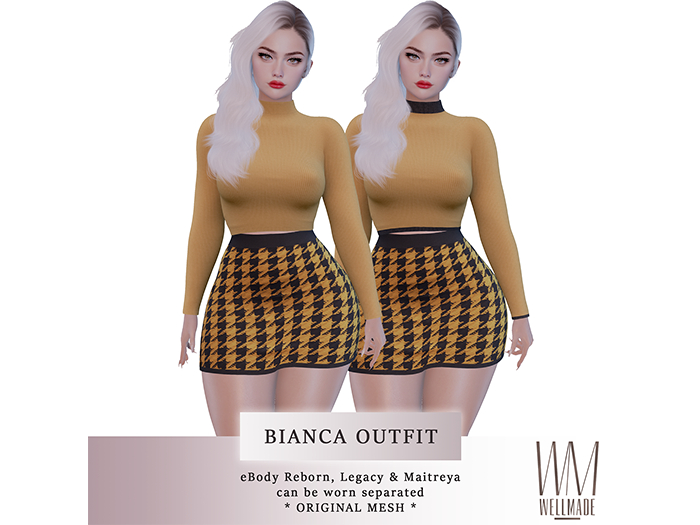 [WellMade] Bianca Outfit Yellow