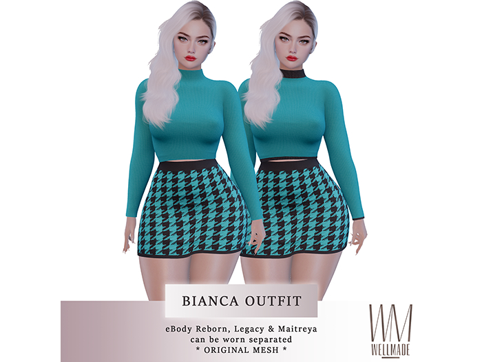 [WellMade] Bianca Outfit Green