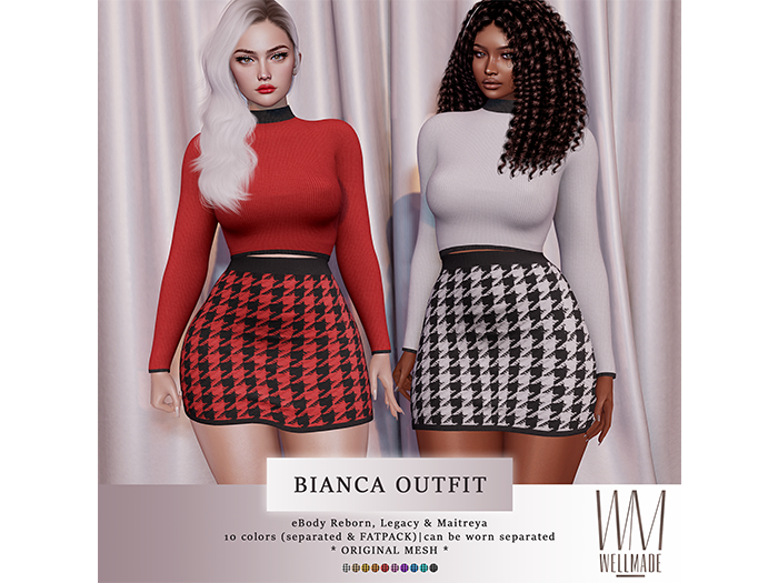 [WellMade] Bianca Outfit FATPACK