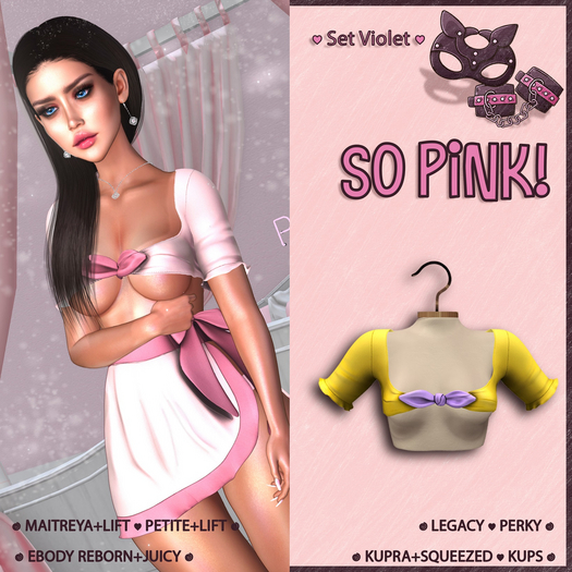 *So Pink!* - Set Violet top yellow