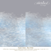 Stardust - Frozen Grass - Blue White