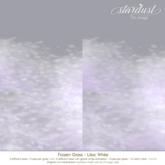 Stardust - Frozen Grass - Lilac White