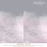 Stardust - Frozen Grass - Pink White