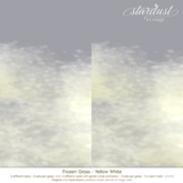 Stardust - Frozen Grass - Yellow White