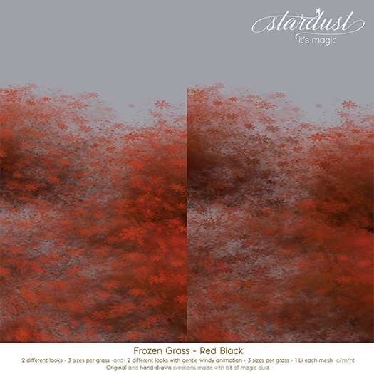 Stardust - Frozen Grass - MINIPACK Dark Set