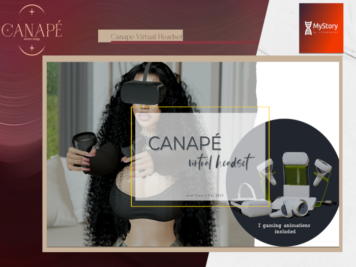 [Canape] Virtual Headset (WHITE)