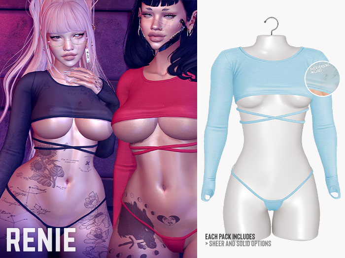 RENIE : NITTA SET - BABY BLUE