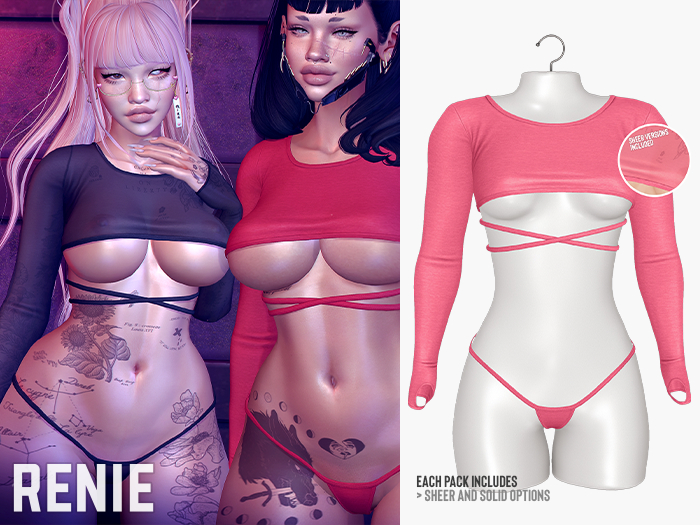 RENIE : NITTA SET - HOT PINK