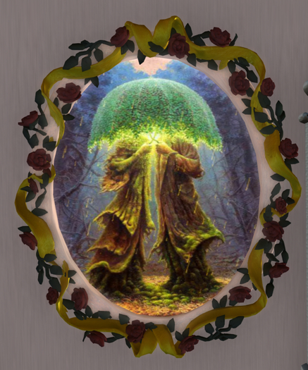 23 oval square umbrella couple