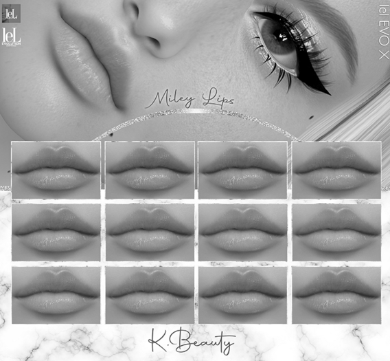 K.BEAUTY - DEMO MILEY LIPS - LELUTKA EVO - EVO X