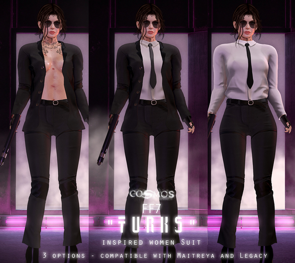 Cosmos: Final Fantasy "Turks" Inspired Suit Female DEMO