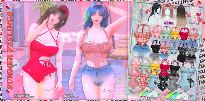 AMITOMO - Summer Feelings GACHA - RARE