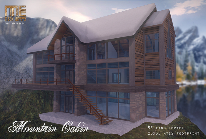 Mesh Entity: Mountain Cabin