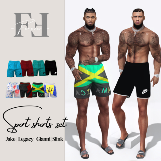 -Forever- Sport Short (Green)