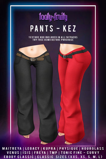 Tooty Fruity - Pants - Kez - Demo