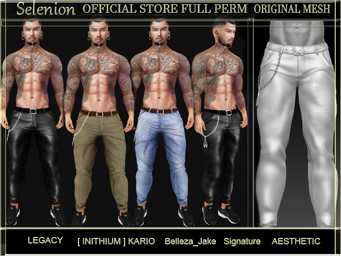 :::[Selenion]::: MEN'S PANTS"Alex"