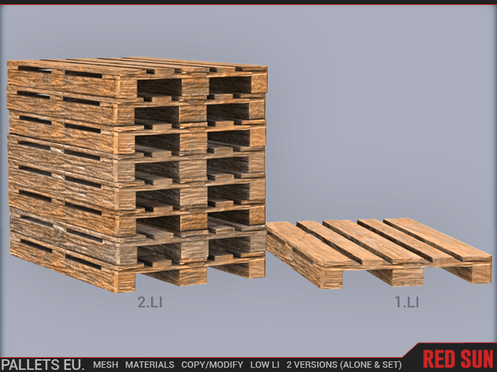REDSUN - Pallets EU. Set