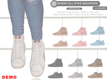 Addams - Bunny - Golden Star Sneakers #DEMO