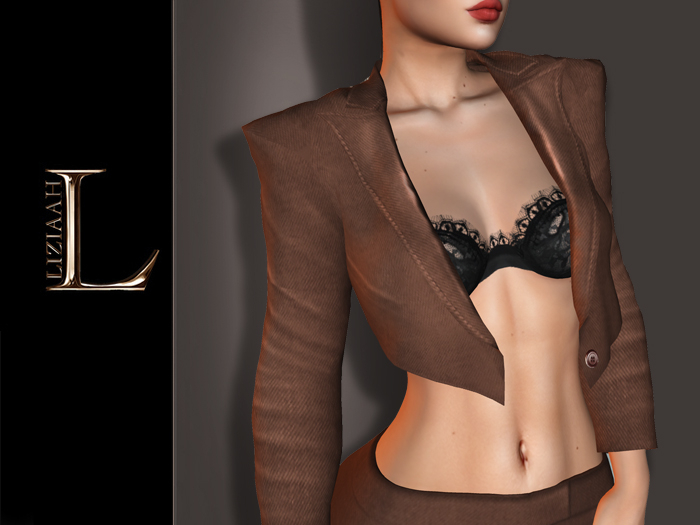 [LIZIAAH] Nataya jacket -MOCHA