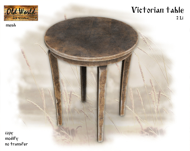 Victorian table - Old World - Medieval / Rustic Furniture