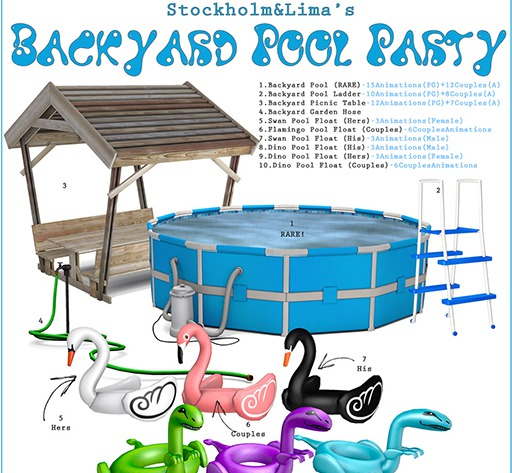 Stockholm&Lima:Backyard Pool [PG] RARE