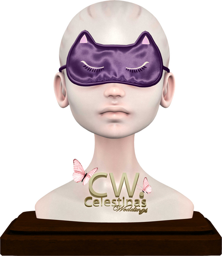 .:(CW):. Kelly Cat Eyemask set. Purple (wear me) BOX!