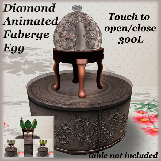 PDN: DIAMOND ANIMATED FABERGE EGG
