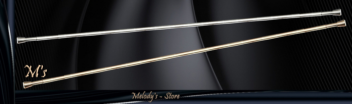 M's - Curtain rod - silver and golden