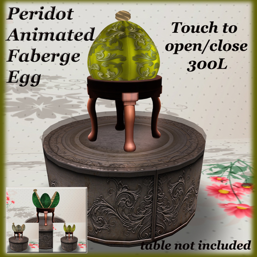 PDN: PERIDOT ANIMATED FABERGE EGG