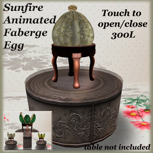 PDN: SUNFIRE ANIMATED FABERGE EGG
