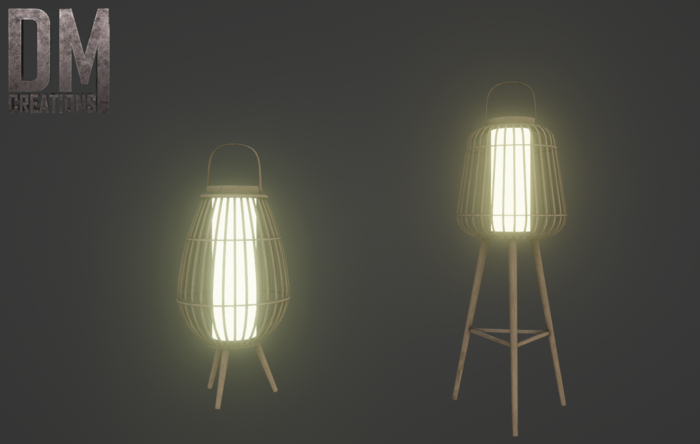 Bamboo lanterns Full Perm Mesh