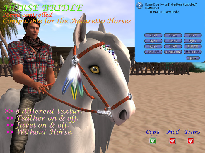 Horse Brigle (Menu Controlled)  