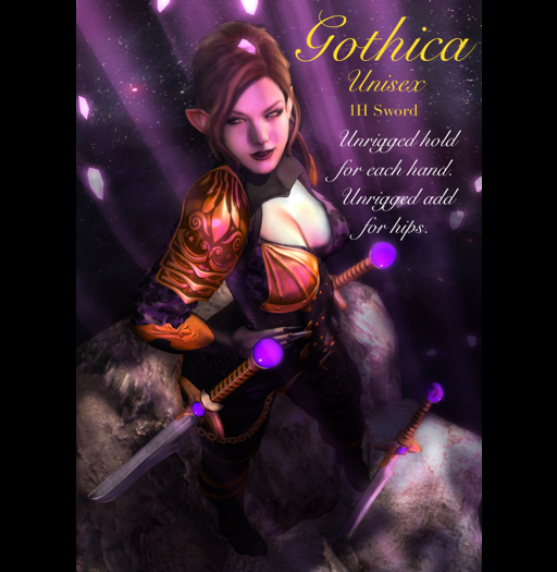 -.M.- Gothica - 1Hand Sword - Delivery HUD