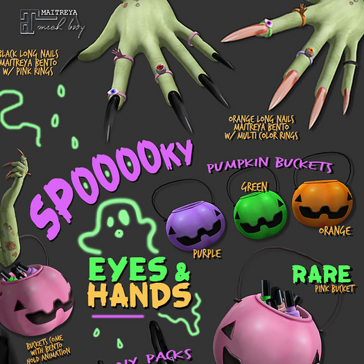 TS Maitreya Orange Nails/Multi Rings Boxed