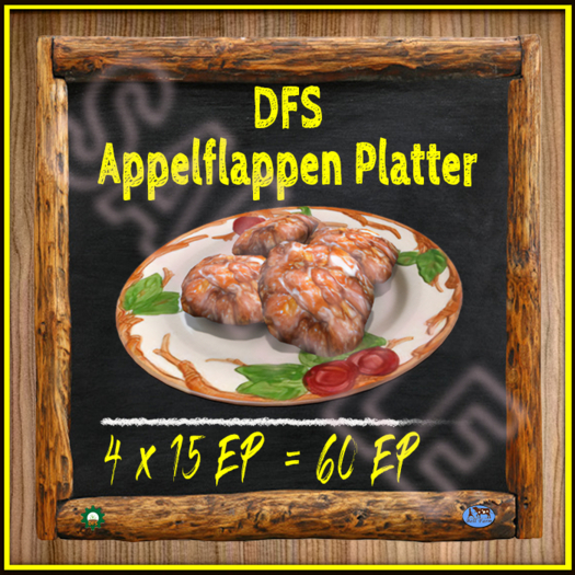 TEXTURE - DFS Appelflappen Platter (Full Perm)