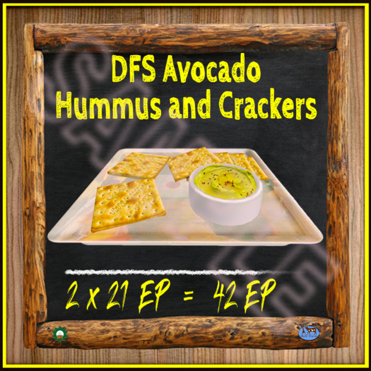 TEXTURE - DFS Avocado Hummus and Crackers (Full Perm)
